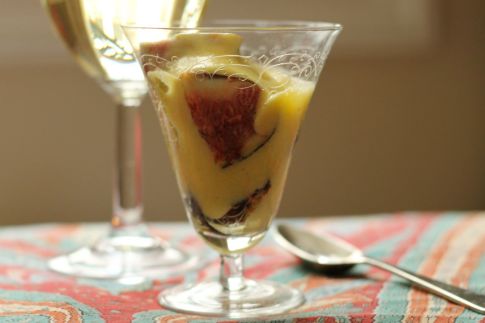 Fig with Champagne Sabayon