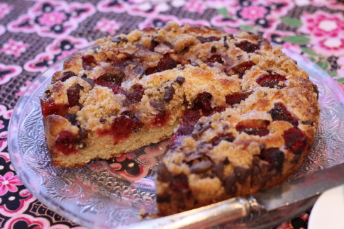 Raspberry Coffee Cake