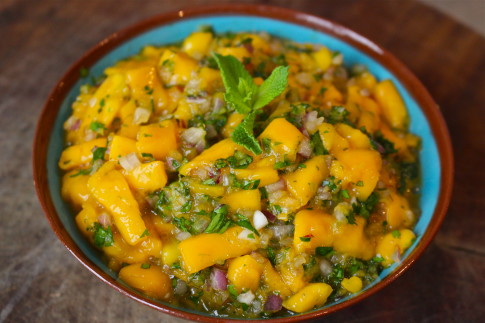 Minty Mango Salsa