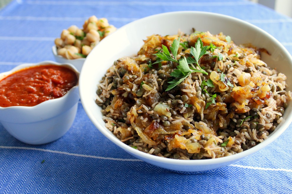Kosheri - rice, lentils and vermicelli with a Mediterranean soul ...