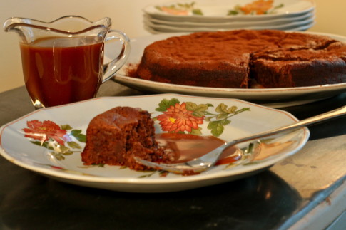 Chocolate Almond Prune Torte