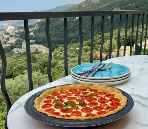 Summer Tomato Tart (made with what’s on hand)