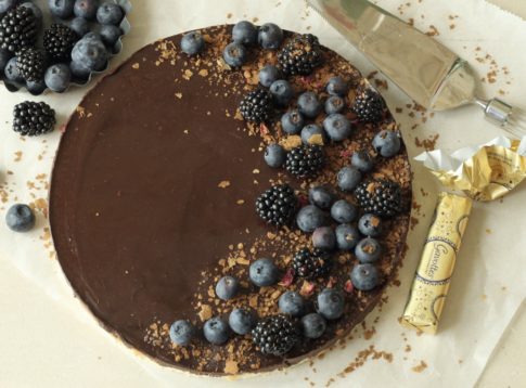 Tarte fine au chocolat