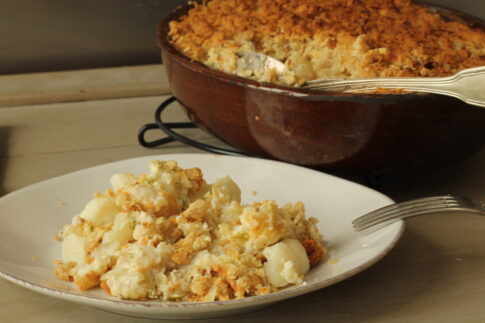 A Creamy, Cheesy, Cauliflower Crumble